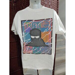 Vintage 90s Public Image T Shirt Streetwear Skateboard Surf Large Graphic Tee